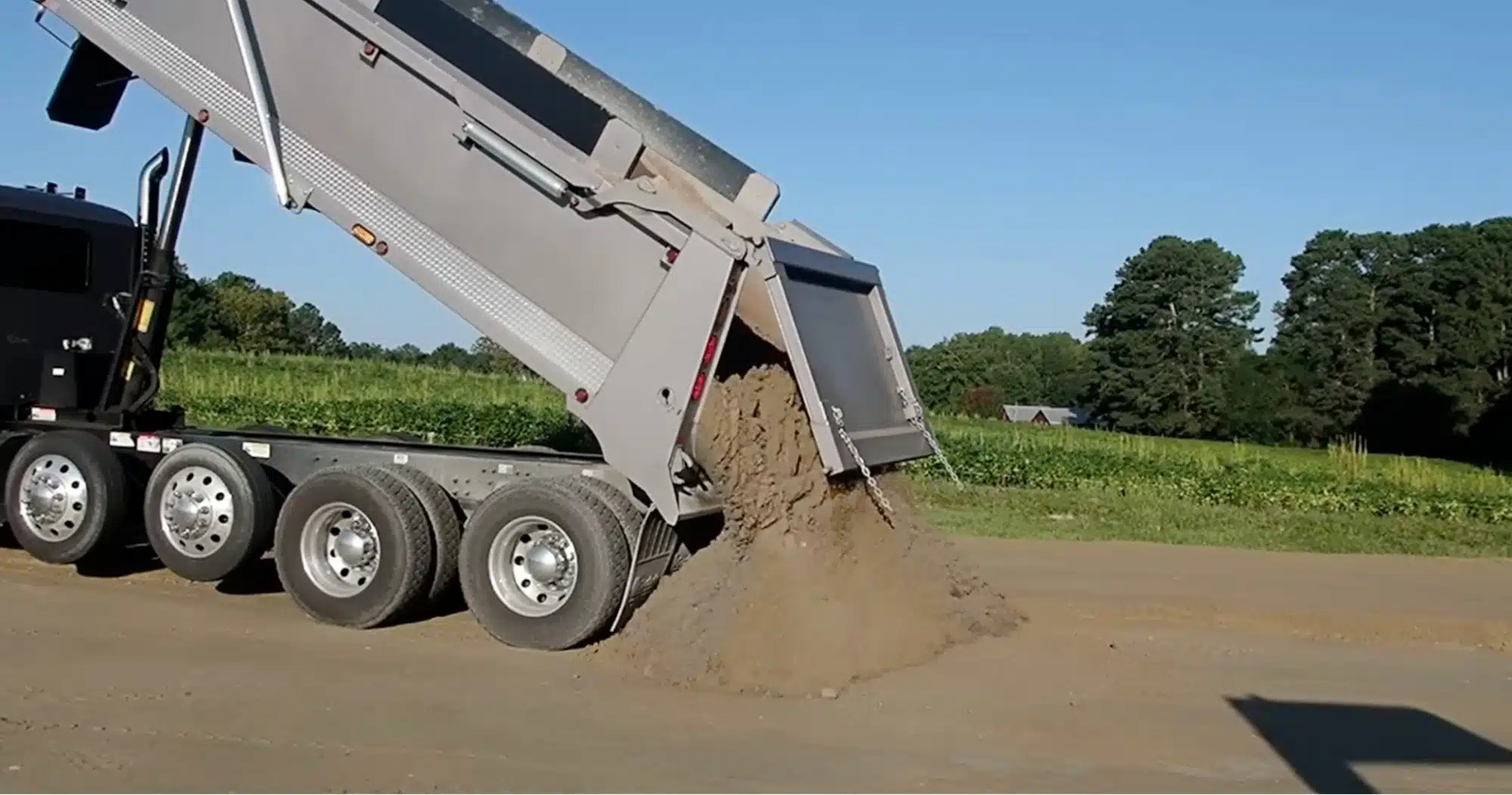 High-strength concrete being poured over rebar
